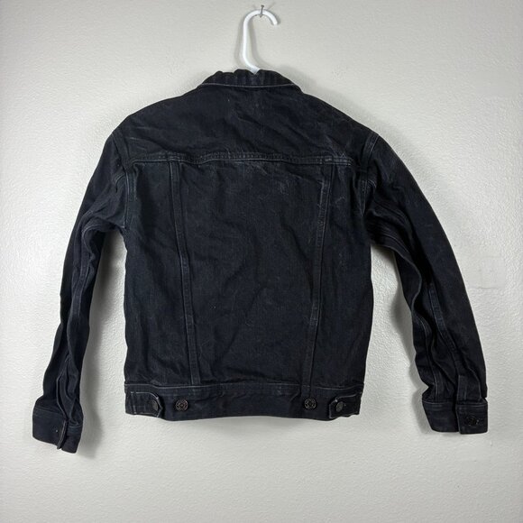 Everlane Women’s Washed Denim Jacket Black Size XS Minimalist - Picture 7 of 8